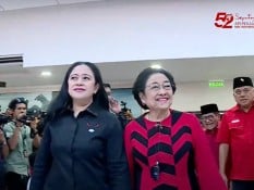 Megawati Tiba di HUT ke-52 PDIP, Disambut Hasto, Ganjar, hingga Ahok