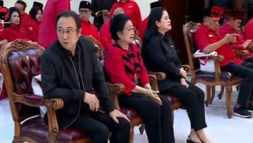 Potret Puan dan Prananda Duduk Sejajar dengan Megawati di HUT ke 52 PDIP