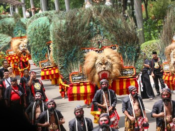 Kala 40 Reog Guncang Lapangan Banteng, Rayakan Penetapan Warisan Budaya Unesco