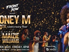 Rayakan 50 Tahun Berkarya, Konser Boney M Sukses Hibur Para Penggemar di Jakarta