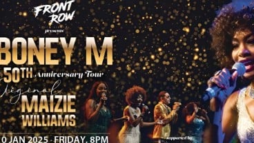 Rayakan 50 Tahun Berkarya, Konser Boney M Sukses Hibur Para Penggemar di Jakarta