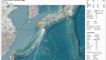 BMKG Sebut Gempa Jepang Tak Picu Tsunami di Indonesia