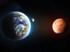 Fenomena Langit Januari 2025, Konjungsi Bulan dan Mars