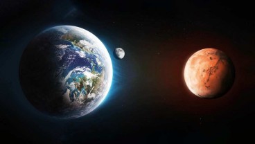 Fenomena Langit Januari 2025, Konjungsi Bulan dan Mars