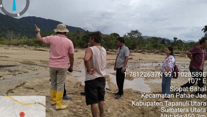 Tertimbun Lumpur hingga Pohon, Lahan Pertanian di Tapanuli Utara Butuh Rehabilitasi