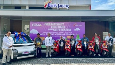 Pensiunan Raih Mobil Listrik dari Bank Jateng Boyolali