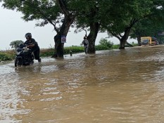 Hujan Semalaman, Kabupaten Cirebon Terendam Banjir