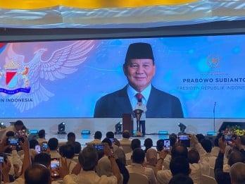 Prabowo Hadiri Munas Kadin, Duduk Diapit Anindya Bakrie & Arsjad Rasjid