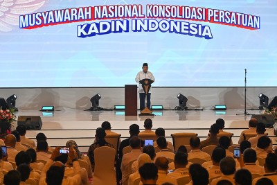 Presiden Hadiri Munas Konsolidasi Kadin