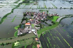 Ribuan Rumah Warga di Pasuruan Jawa Timur Terendam Banjir