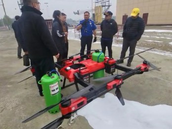 Makassar-China Jajaki Kerja Sama Pengadaan Drone Pemadam Kebakaran