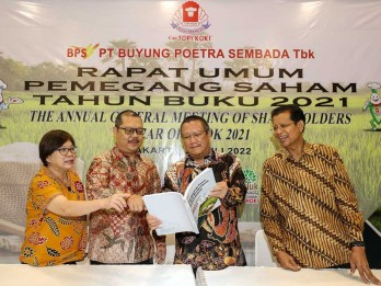 Buyung Poetra (HOKI) Teken Perjanjian Jual Beli Beras Rp130 Miliar