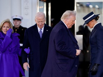 Donald Trump Tiba di Gedung Putih, Ikuti Jamuan Teh bersama Joe Biden