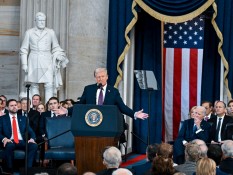 Ada Korban Kebakaran Los Angeles di Pelantikan Donald Trump, Ini Buktinya