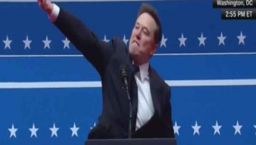 Video Detik-detik Elon Musk Beri Salam ala Nazi di Pelantikan Donald Trump