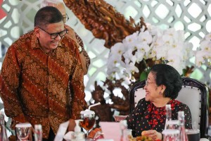 Suasana Perayaan Ulang Tahun Ke-78 Megawati Soekarnoputri di Istana Batu Tulis Bogor