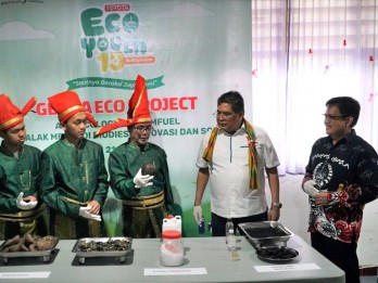 Ikut Program TEY, Siswa Makassar Olah Limbah Buah Jadi Biofuel dan Pupuk