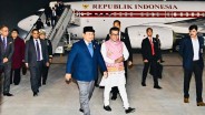 Tiba di New Delhi, Prabowo Ikut Rayakan HUT ke-76 India dan Dorong Kerja Sama