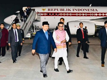 Tiba di New Delhi, Prabowo Ikut Rayakan HUT ke-76 India dan Dorong Kerja Sama