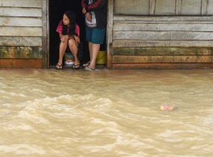 Intensitas Hujan Tinggi, Kota Samarinda Terendam Banjir