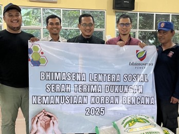 Bhimasena Salurkan Bantuan Pangan untuk Korban Banjir di Batang