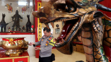 Pengamanan Vihara Jelang Perayaan Imlek Di Aceh