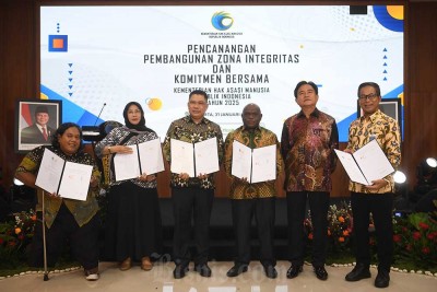 Kementerian HAM Canangkan Zona Integritas dan Komitmen Bersama