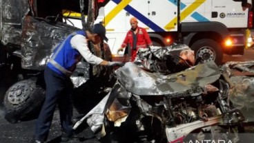 Sopir Truk Kecelakaan Maut Gerbang Tol Ciawi Belum Sadarkan Diri
