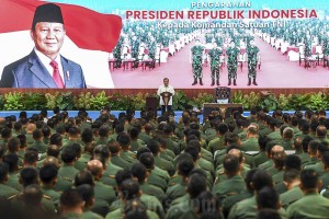 Presiden Prabowo Beri Arahan Komandan Satuan TNI