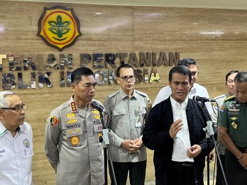 Mentan Gandeng Polri untuk Awasi Serapan Gabah Rp6.500 per Kg