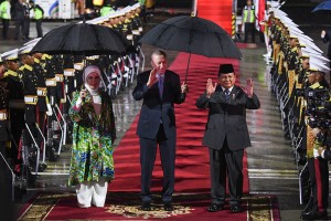 Presiden Prabowo Sambut Kedatangan Presiden Turki