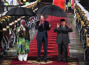 Presiden Prabowo Sambut Kedatangan Presiden Turki