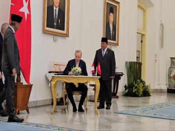 Prabowo Sambut Erdogan di Istana Bogor dengan 75 Pasukan Berkuda