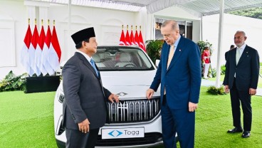 Erdogan Beri Hadiah Mobil Listrik Togg T10X ke Prabowo