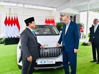 Erdogan Beri Hadiah Mobil Listrik Togg T10X ke Prabowo