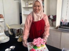 Jelang Momen Valentine, Pengusaha Kue di Palembang Banjir Orderan