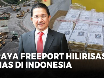 VIDEO: Freeport Kirim 125 Kg Emas Perdananya ke Antam