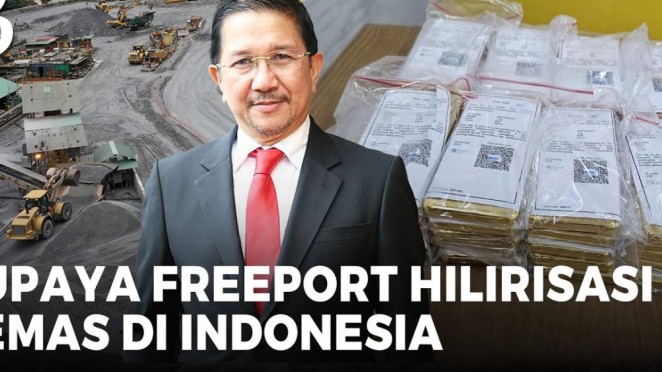 VIDEO: Freeport Kirim 125 Kg Emas Perdananya ke Antam