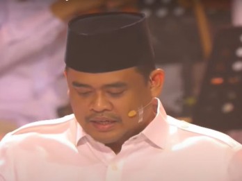 Momen Bobby Nasution Bacakan Jati Diri Kader di HUT ke-17 Gerindra