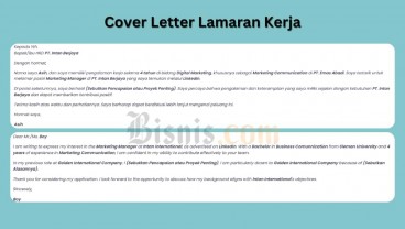 5 Contoh Cover Letter untuk Lamar Kerja yang Menarik