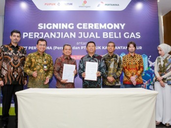 Pupuk Kaltim Teken Kontrak Baru Jual Beli Gas dengan Pertamina