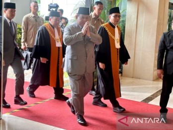 Prabowo Hadiri Laporan Tahunan Mahkamah Agung pada Rabu (19/2)