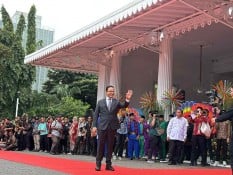 Anies, Ahok, hingga Riza Patria Tiba di Balai Kota Hadiri Penyambutan Pramono-Rano