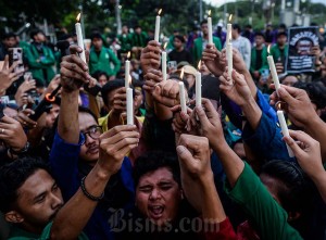 BEM SI Gelar Demo Indonesia Gelap