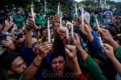 BEM SI Gelar Demo Indonesia Gelap