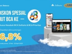 Promo Spesial HUT ke-68 BCA untuk Nasabah BCA Prioritas & Solitaire