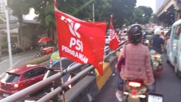 Bendera 'PSI Perseorangan' Berkibar di Jakarta Pusat, Singgung PDIP?