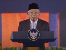 Lama Tak Muncul, Ma'ruf Amin Pimpin Doa saat Peluncuran Danantara