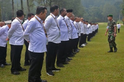 Kegiatan Kepala Daerah Peserta Retret di Akmil