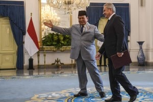 Presiden Prabowo Subianto Menerima Dewan Keamanan Rusia